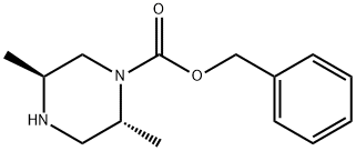 苄基(2R,5S)-2,5-二甲基哌嗪-1-羧酸酯 结构式