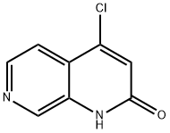 4-氯-1,7-萘啶-2(1H)-酮 结构式