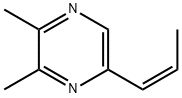 Pyrazine, 2,3-dimethyl-5-(1Z)-1-propen-1-yl- 结构式