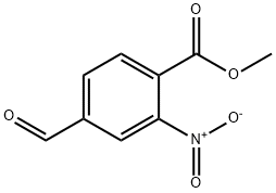 4-甲酰基-2-硝基苯甲酸甲酯 结构式