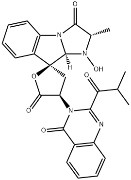 TRYPTOQUIVALONE 结构式