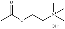 Ethanaminium, 2-(acetyloxy)-N,N,N-trimethyl-, hydroxide (1:1) 结构式