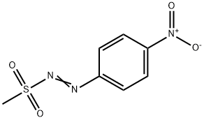 Diazene, 1-(methylsulfonyl)-2-(4-nitrophenyl)- 结构式