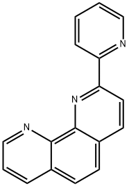 2-(2-吡啶基)-1,10-菲罗啉 结构式