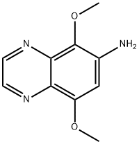 6-Quinoxalinamine, 5,8-dimethoxy- 结构式