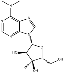 N6,N6-Dimethyl-3'-beta-C-methyl- adenosine 结构式