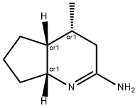 3H-Cyclopenta[b]pyridin-2-amine,4,4a,5,6,7,7a-hexahydro-4-methyl-,(4R,4aR,7aR)-rel-(9CI) 结构式