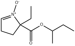 2H-Pyrrole-2-carboxylicacid,2-ethyl-3,4-dihydro-,1-methylpropylester,1-oxide(9CI) 结构式