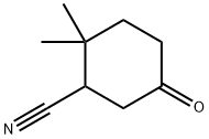 Cyclohexanecarbonitrile, 2,2-dimethyl-5-oxo- 结构式