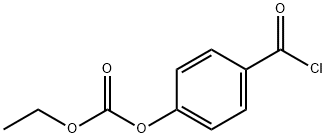 4-(Carbonochloridoyl)phenyl Ethyl Carbonate 结构式