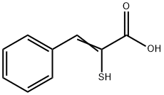 α-Mercaptobenzeneacrylic acid 结构式