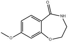 8-甲氧基-3,4-二氢苯并[F][1,4]氧氮杂-5(2H)-酮 结构式