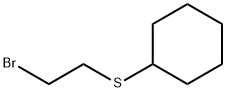(2-溴乙基)硫烷基]环己烷 结构式
