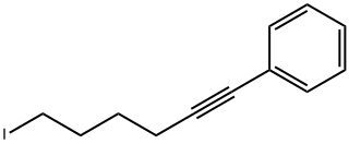 Benzene, (6-iodo-1-hexyn-1-yl)- 结构式