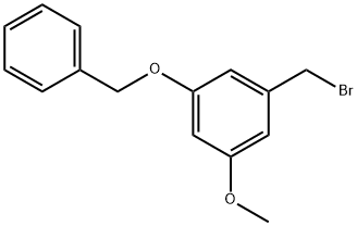 Benzene, 1-(bromomethyl)-3-methoxy-5-(phenylmethoxy)- 结构式