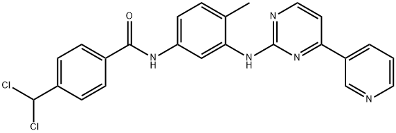 伊马替尼氯代去哌嗪杂质 结构式