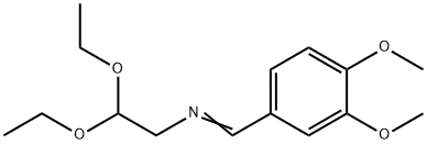 Ethanamine, N-[(3,4-dimethoxyphenyl)methylene]-2,2-diethoxy- 结构式