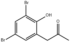 2-Propanone, 1-(3,5-dibromo-2-hydroxyphenyl)- 结构式