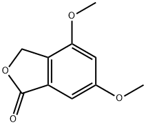 4,6-二甲氧基-1,3-二氢-2-苯并呋喃-1-酮 结构式