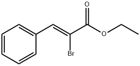 (Z)-乙基 2-溴-3-苯基丙烯酸酯 结构式