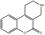 1,2,3,4-四氢-5H-[1]苯并吡喃并[3,4-C]吡啶-5-酮 结构式