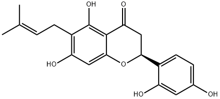 柘树二氢黄酮B 结构式