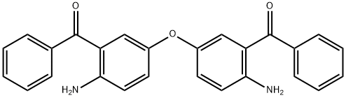 2-氨基-5-(4-氨基-3-苯甲酰基苯氧基)苯基]-苯基甲酮 结构式