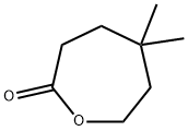 5,5-二甲基氧杂环庚烷-2-酮 结构式