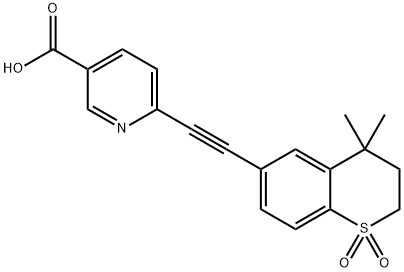 Tazarotenic Acid Sulfone 结构式