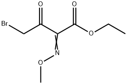 Butanoic acid, 4-bromo-2-(methoxyimino)-3-oxo-, ethyl ester 结构式