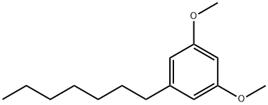 Benzene, 1-heptyl-3,5-dimethoxy- 结构式