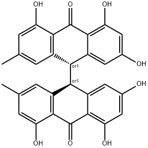 Trans-Emodin bianthrone 结构式
