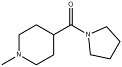 Methanone, (1-methyl-4-piperidinyl)-1-pyrrolidinyl- 结构式