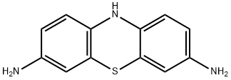10H-Phenothiazine-3,7-diamine 结构式