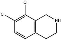 7,8-二氯-1,2,3,4-四氢异喹啉 结构式