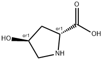D-Proline, 4-hydroxy-, (4S)-rel- 结构式