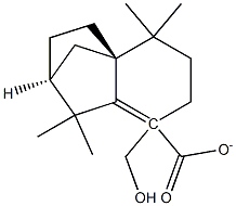 (2S)-1,3,4,5,6,7-hexahydro-1,1,5,5-tetramethyl-2H-2,4a-methanonaphthalene-8-methyl formate 结构式