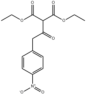 2-(2-(4-硝基苯基)乙酰基)丙二酸二乙酯 结构式