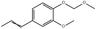 Benzene, 2-methoxy-1-(methoxymethoxy)-4-(1-propen-1-yl)- 结构式