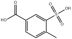 Benzoic acid, 4-methyl-3-sulfo- 结构式