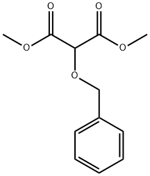 Propanedioic acid, 2-(phenylmethoxy)-, 1,3-dimethyl ester 结构式