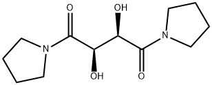 1,4-Butanedione, 2,3-dihydroxy-1,4-di-1-pyrrolidinyl-, (2R,3R)- 结构式