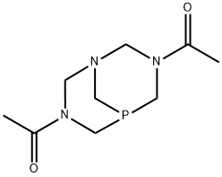 3,7-DIACETYL-1,3,7-TRIAZA-5-PHOSPHABICYCLO[3.3.1]NONANE 结构式