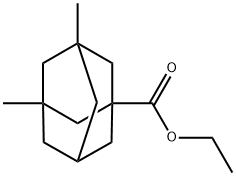 Tricyclo[3.3.1.13,7]decane-1-carboxylic acid, 3,5-dimethyl-, ethyl ester 结构式