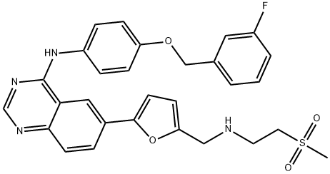 拉帕替尼杂质P 结构式