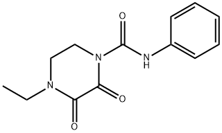 4-乙基-2,3-二氧代-N-苯基哌嗪-1-甲酰胺 结构式