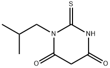 1-异丁基-2-硫代二氢嘧啶-4,6(1H,5H)-二酮 结构式