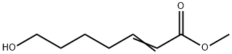 7-羟基-2-庚烯酸甲酯 结构式