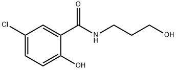 Benzamide, 5-chloro-2-hydroxy-N- (3-hydroxypropyl)- 结构式