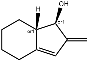 1H-Inden-1-ol, 2,4,5,6,7,7a-hexahydro-2-methylene-, (1R,7aS)-rel- (9CI) 结构式